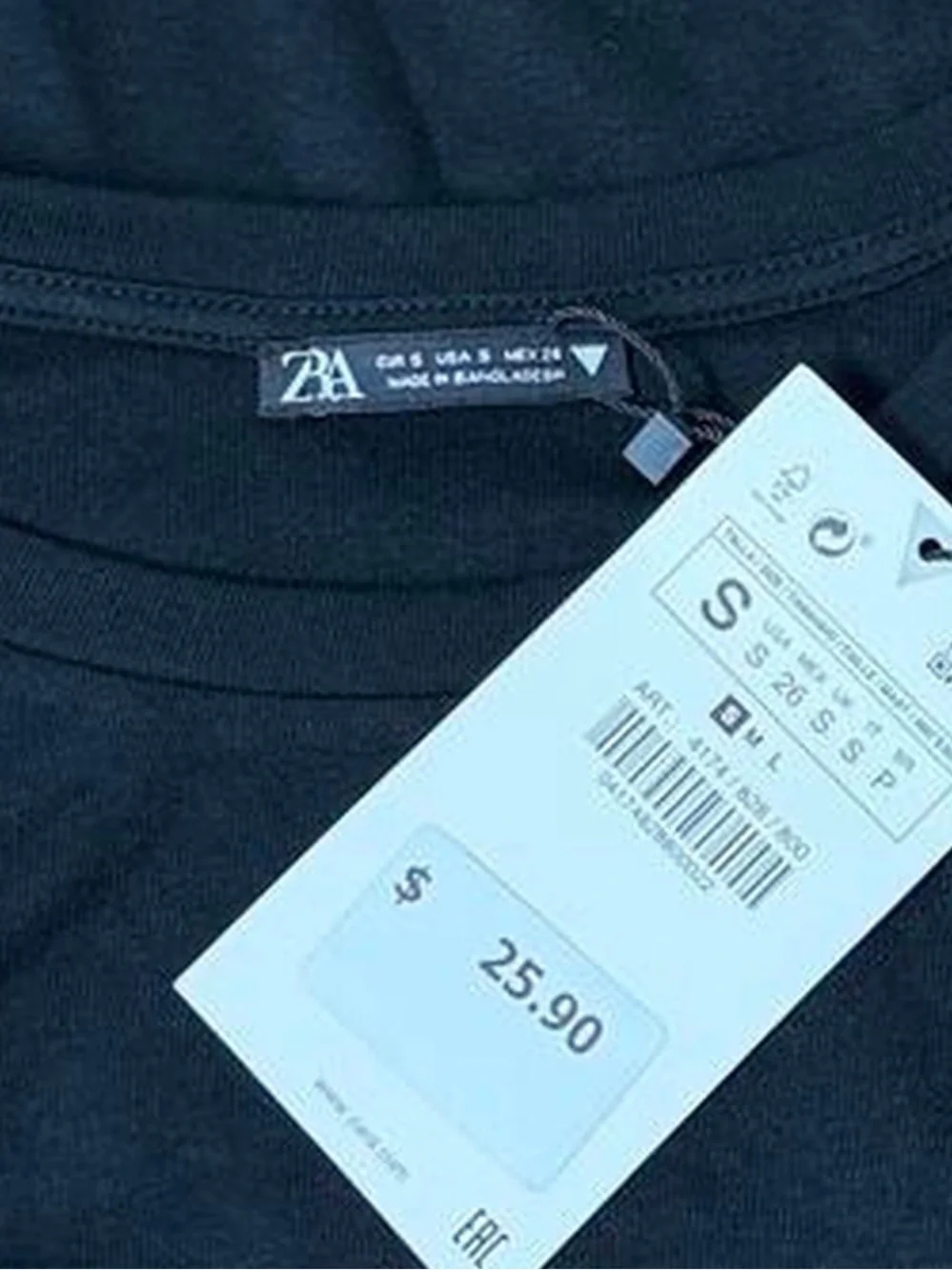 Zara black long